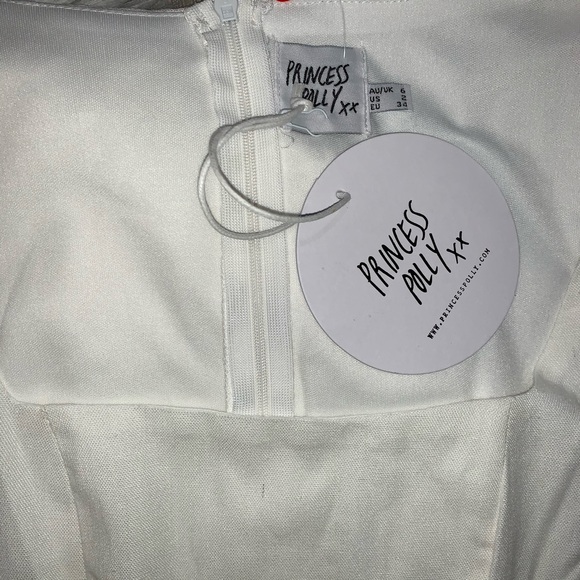 PRINCESS POLLY The Villa Mini Dress White NWT - Picture 10 of 10